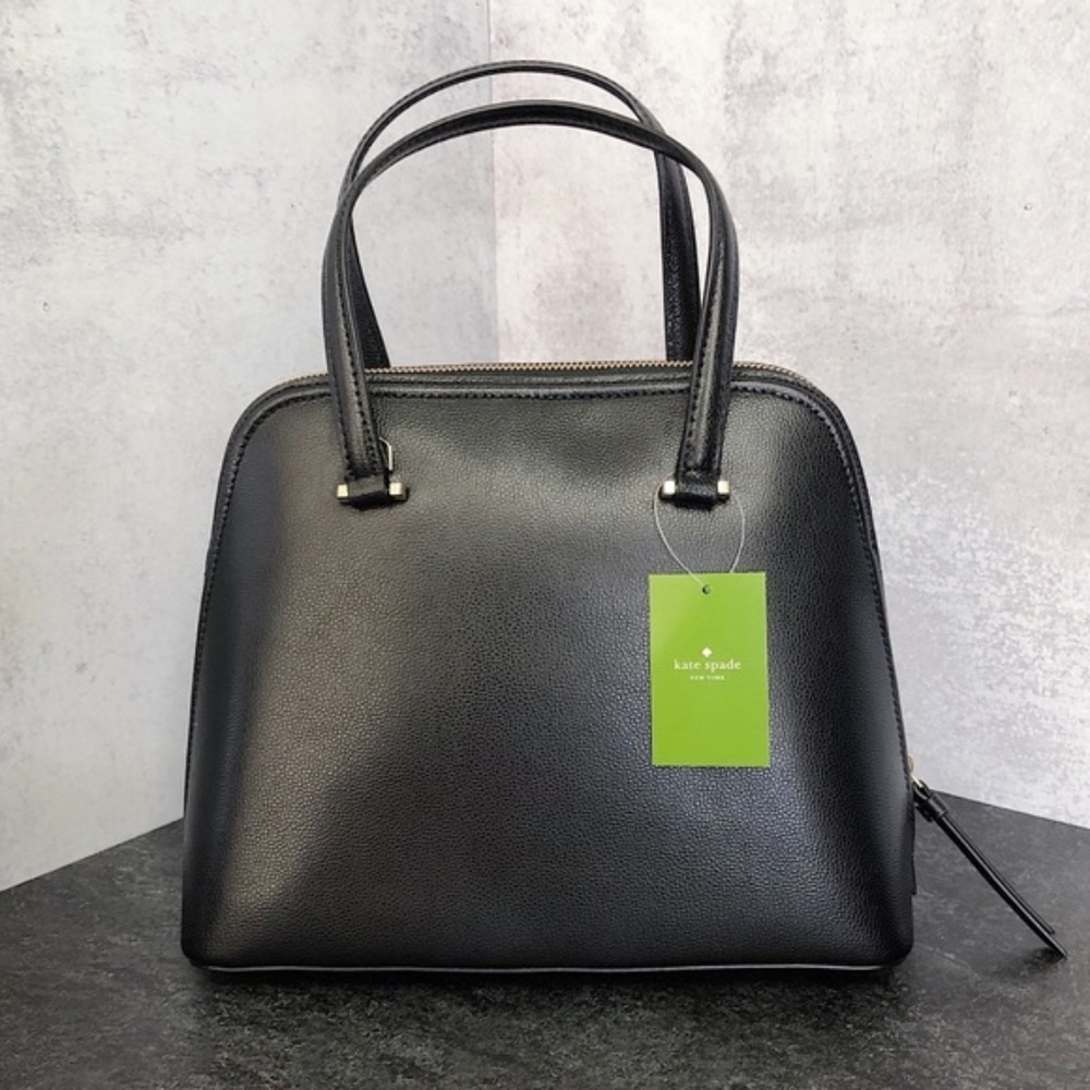 KATE SPADE NWT Patterson Drive Dome Satchel Small Shawn Wallet Black - Picture 2 of 7
